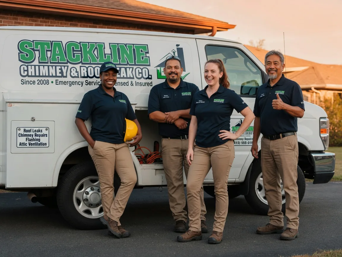 Chimney flashing repair company in Shallotte, NC